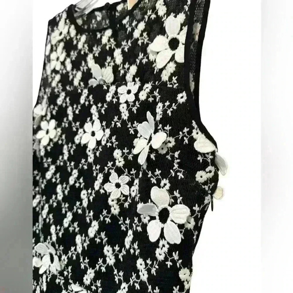 MICHAEL KORS Flower Embroidery Sleeveless Dress Size 0 - Picture 5 of 13